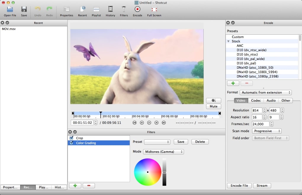 Shotcut Video Editer For Mac